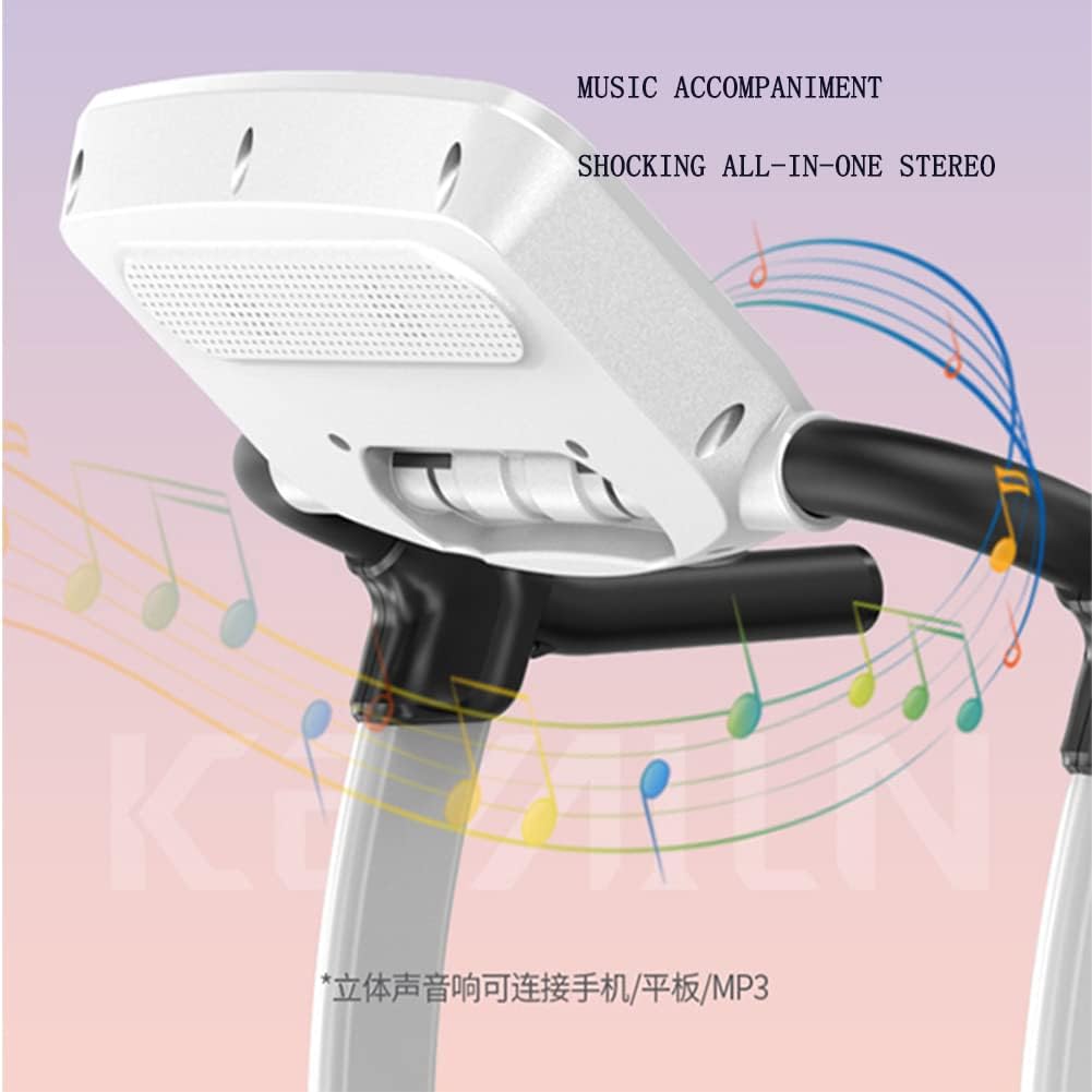 Folding Treadmill with Incline 2.0HP 12KM/H Electric Treadmill for Home Foldable, Bluetooth Music Cup Holder Heart Rate Sensor Walking Running Machine