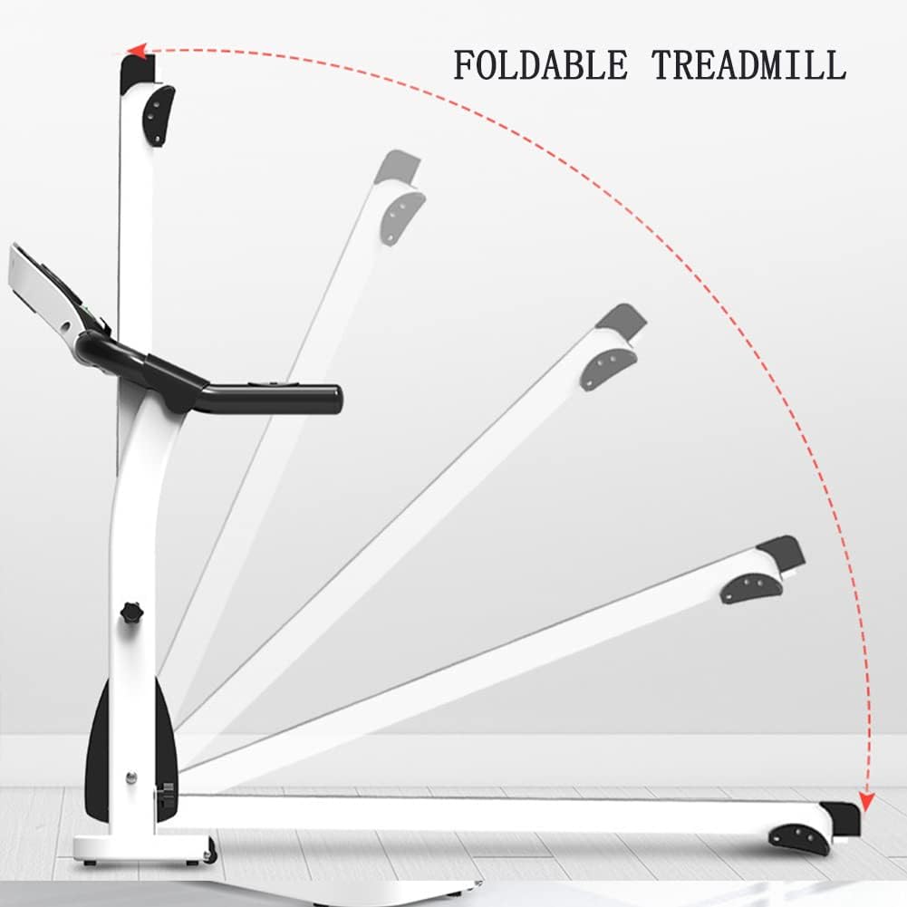 Motorized Electric Treadmill for Home,Folding Treadmill with Incline 1.5HP 12KM/H Electric Treadmill for Home Foldable, Walking Running Machine