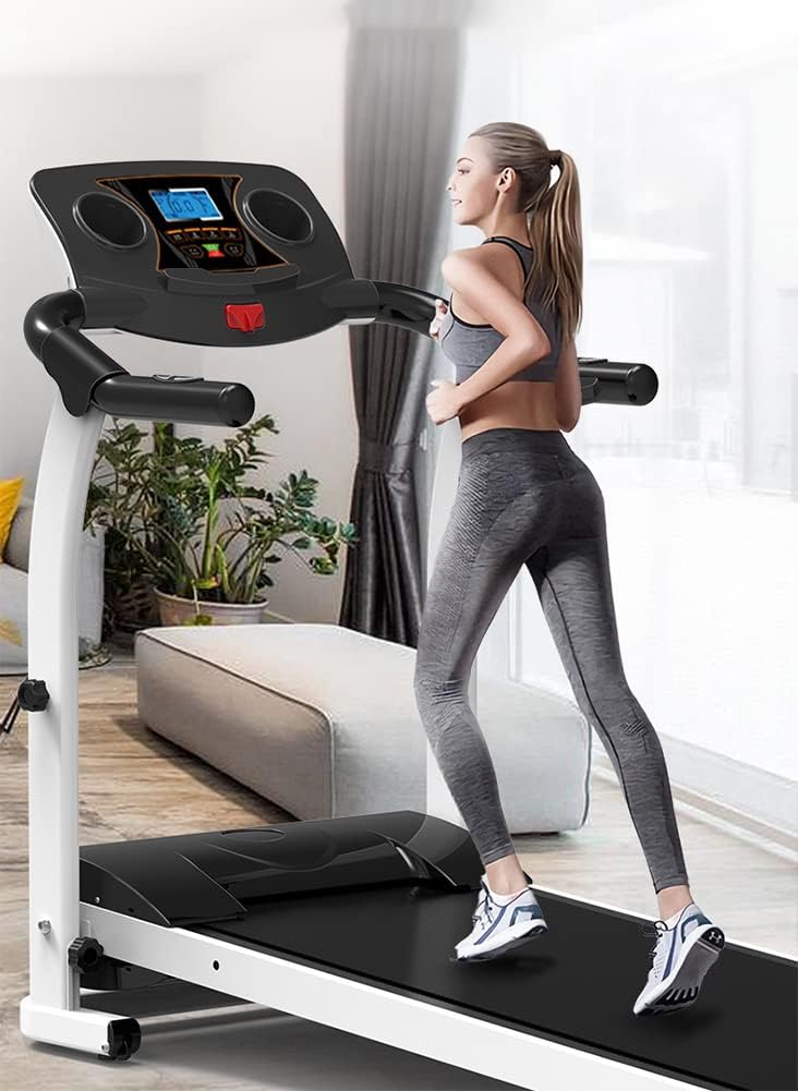Motorized Electric Treadmill for Home,Folding Treadmill with Incline 1.5HP 12KM/H Electric Treadmill for Home Foldable, Walking Running Machine