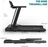 BOTORRO R5 Foldable Treadmill, 265Lbs Load | R7 Treadmill for Home with Incline 18 Levels, 300Lbs Capacity Treadmill, LED Touching Screen with Bluetooth and 18 Programs, 30 Days Free Kinomap