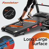 4.5HP Folding Treadmill, 15% Auto Incline 300 lbs Capacity Electric Treadmill with APP Control, Stereo Bluetooth, Armrest Button Heart Rate, Running Machine for Home Workout